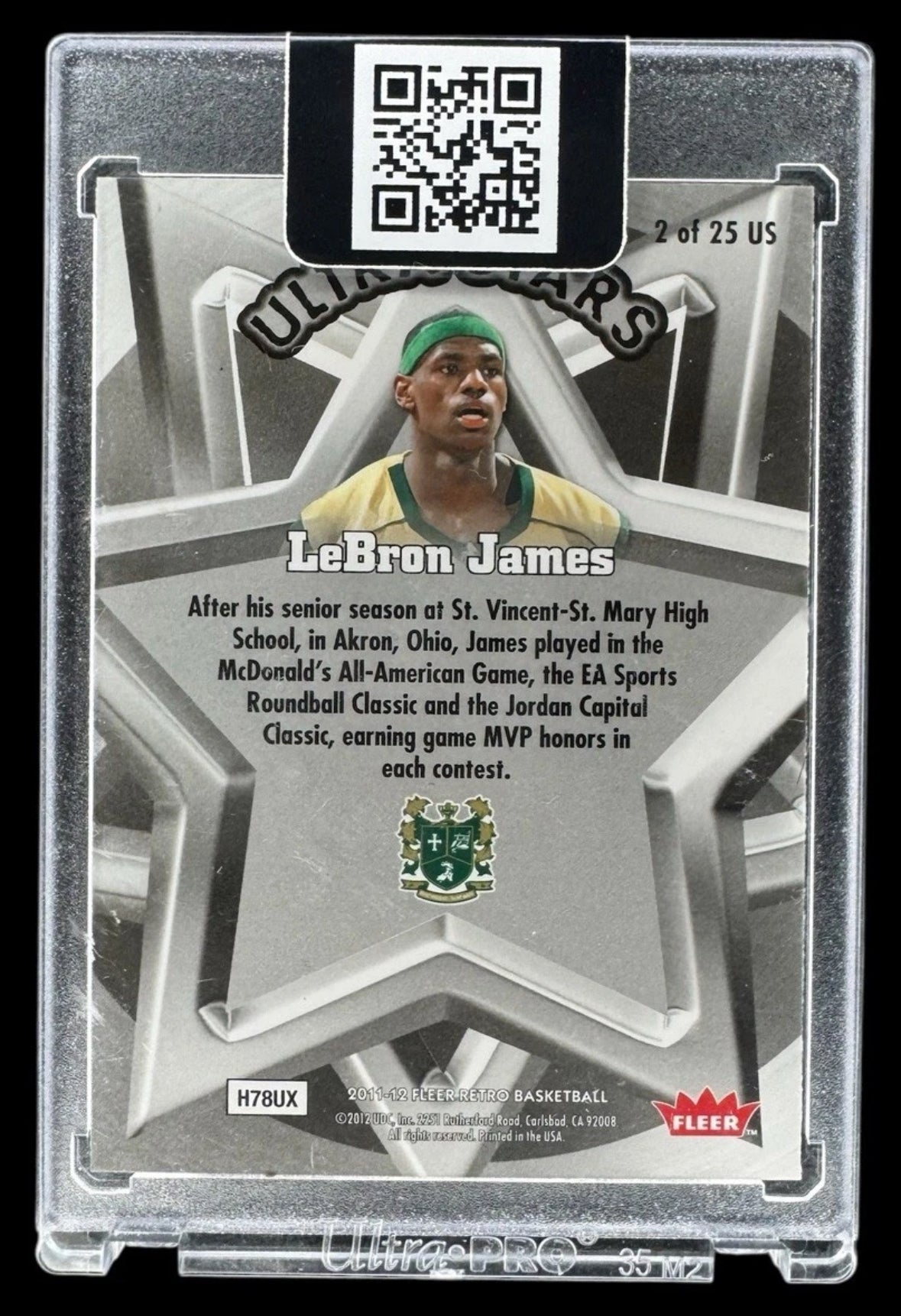2011/12 Fleer Retro Ultra Stars Lebron James