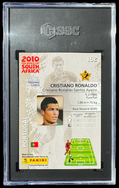 2010 Panini World Cup Premium #162 Cristiano Ronaldo SGC 10 POP 3
