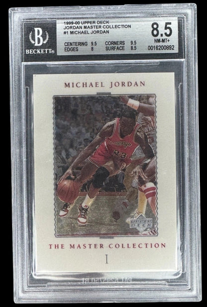 1999 UD MJ Master Coll. 84/85 Season Michael Jordan #1 #/500 BGS 8.5