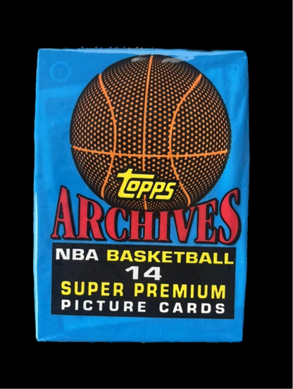 1992 Topps Archives NBA Basketball "The Rookies" 1981-1991 - Factory Sealed Pack
