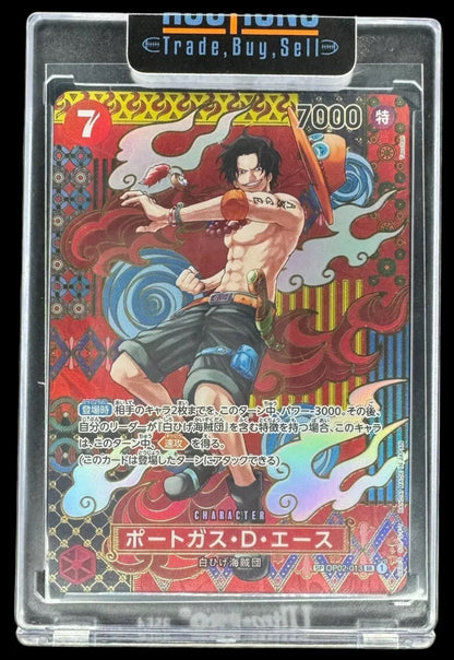 Portgas D. Ace Sp OP02-013 [SPECIAL PAR] Two Legends One Piece Japanese