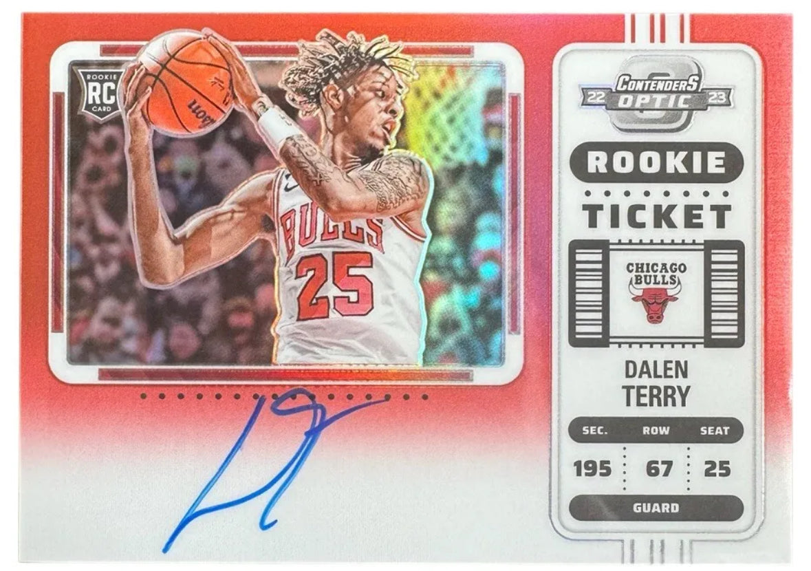 2022-23 Panini Contenders Optic Dalen Terry Rookie Ticket /99