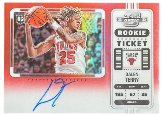 2022-23 Panini Contenders Optic Dalen Terry Rookie Ticket /99