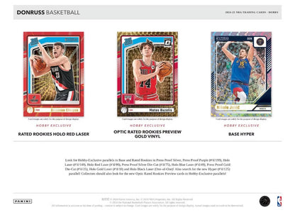 2024-25 Panini Donruss Basketball Hobby Box 1 AUTO PER BOX!