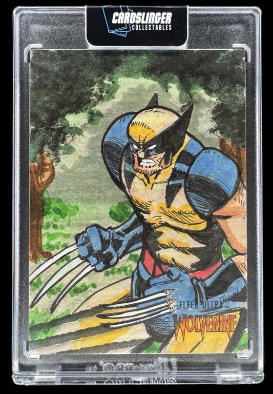 *SKETCH CARD 1 of 1* 2022 Fleer Ultra Wolverine - WOLVERINE - ERNEST ROMERO