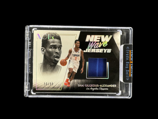 2018 Panini Noir New Wave Jerseys /99 Shai Gilgeous-Alexander #NW-SGA Rookie RC