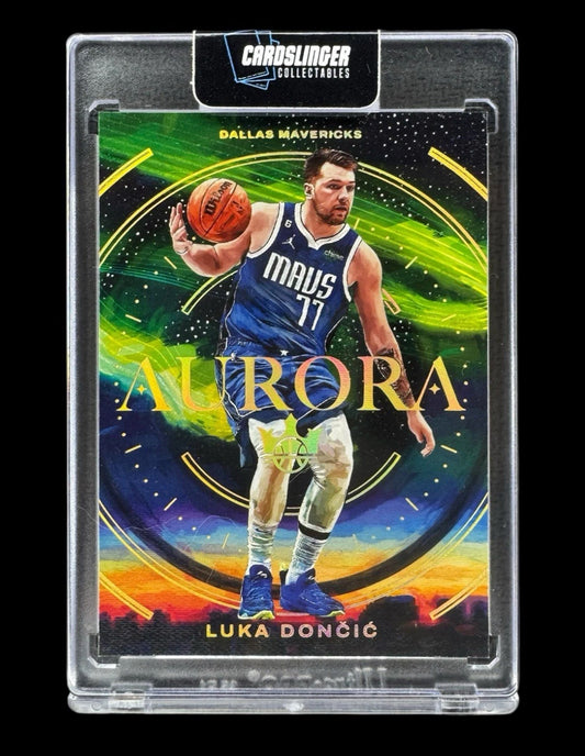 Luka Doncic 2022-23 Court Kings AURORA #1 Case Hit Dallas Mavericks