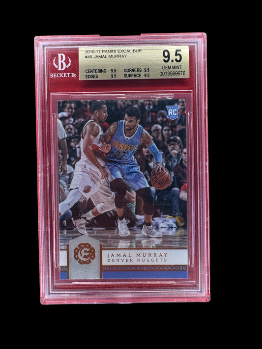 2016-17 Panini Excalibur Jamal Murray Rookie Card #45 BGS 9.5