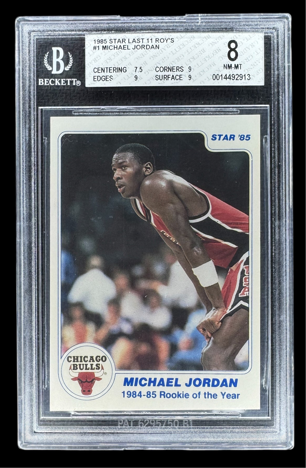 Michael Jordan 1985 Star Last 11 ROY’s Rookie BGS 8 📈🐐💥
