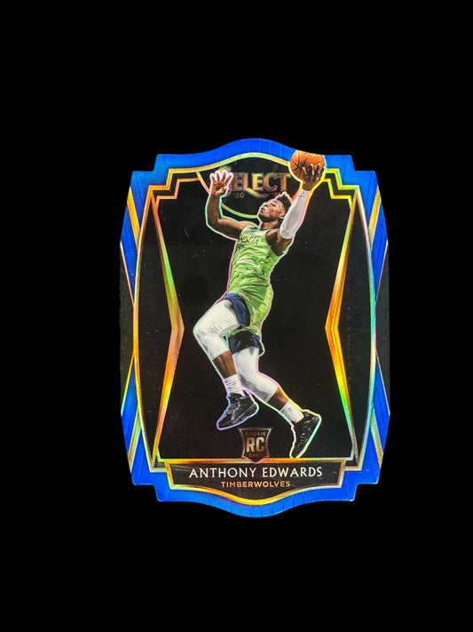 2021 Select Anthony Edwards Rookie #169 Die Cut BLUE /249