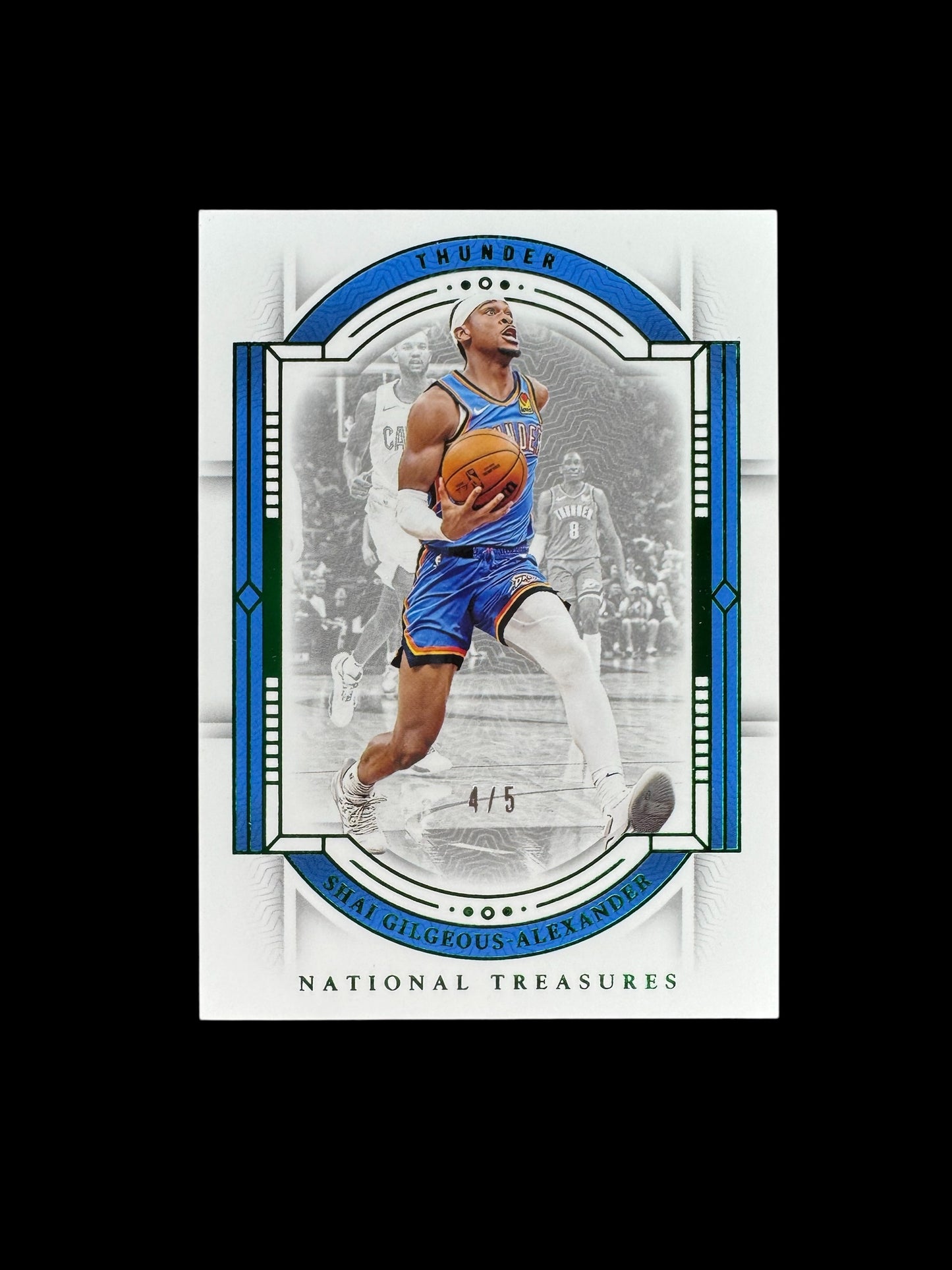 2023 National Treasures Shai Gilgeous-Alexander #25 Emerald #/5