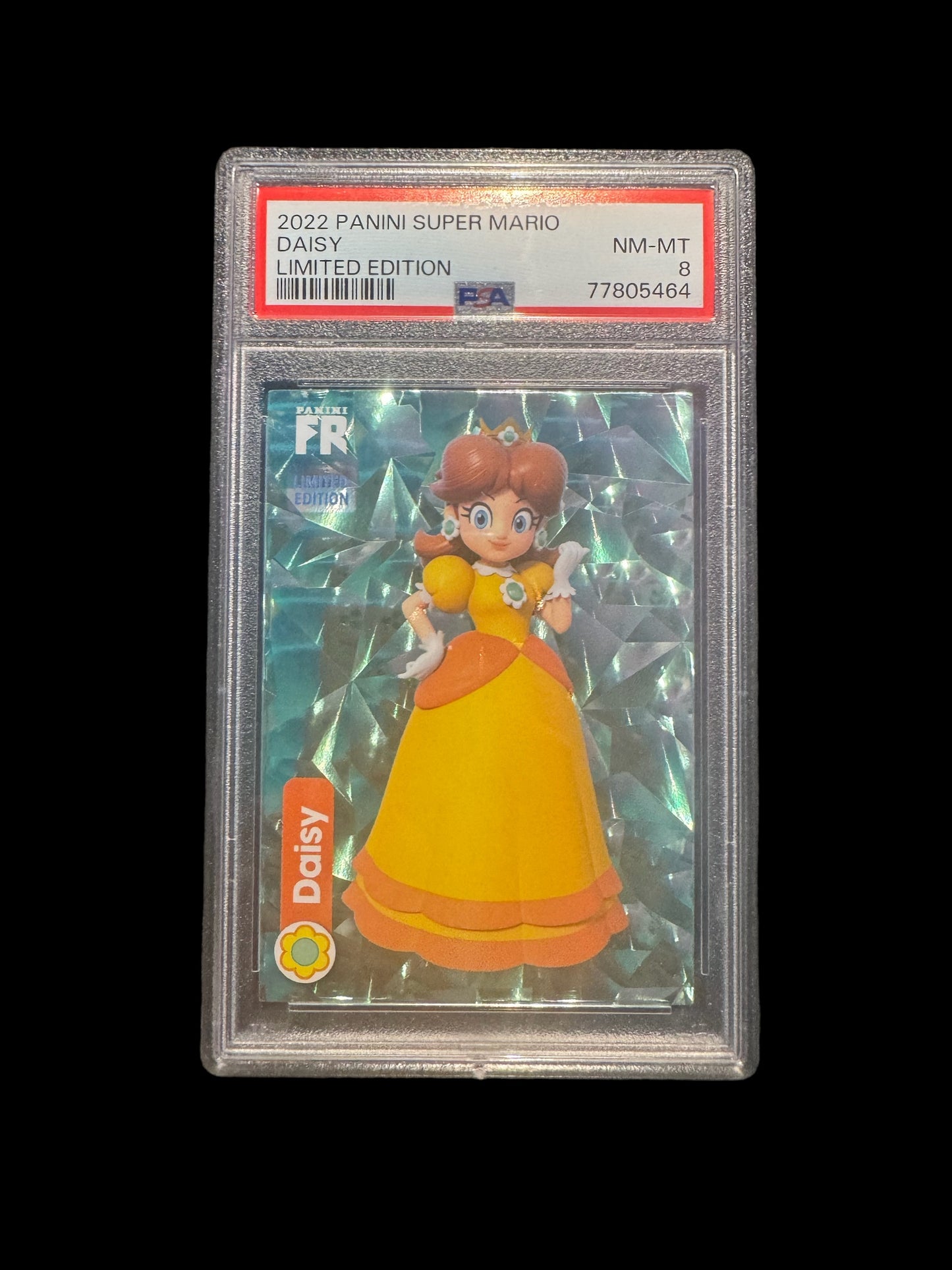 PSA 8 NM-MINT, Super Mario Bros Panini, Daisy, Limited Edition Card