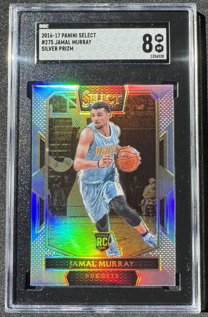 Jamal Murray 2016-17 Select Silver Holo Rookie RC SGC 8