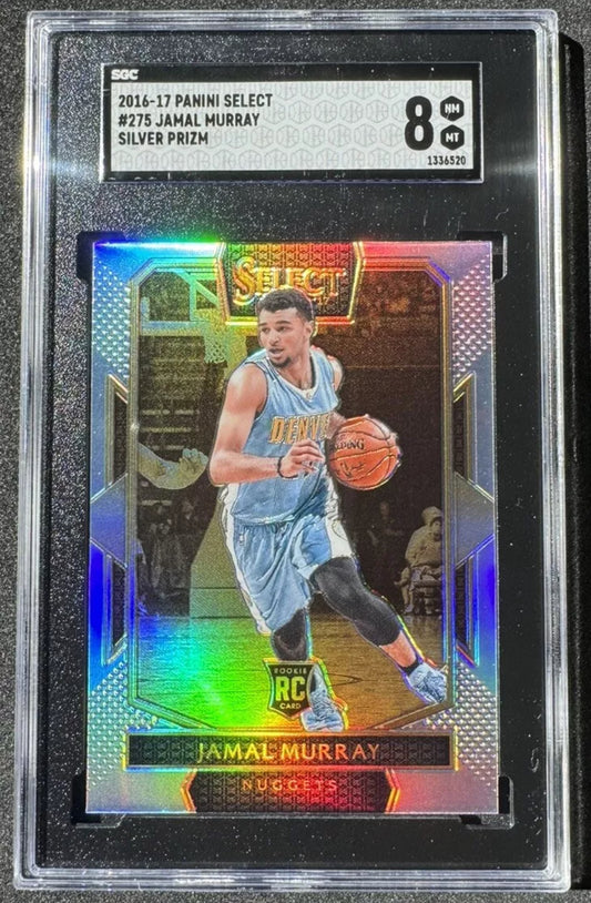 Jamal Murray 2016-17 Select Silver Holo Rookie RC SGC 8