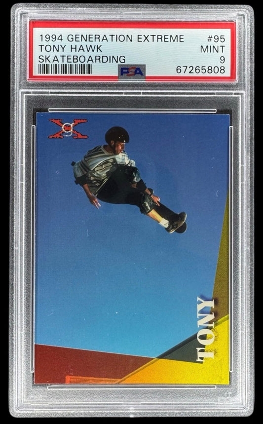 ⭐️ TONY HAWK 1994 GENERATION EXTREME #95 PSA 9 MINT SKATEBOARDING RC CARD 🔥