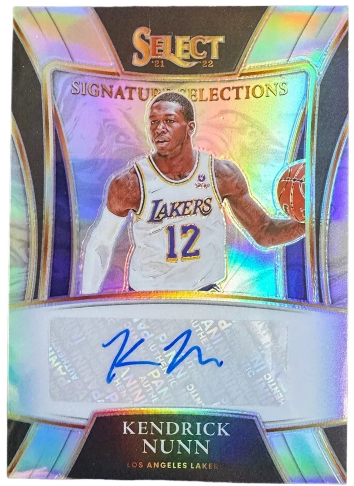 2021-22 Panini Select Silver Kendrick Nunn Signature Selections #SS-KDN