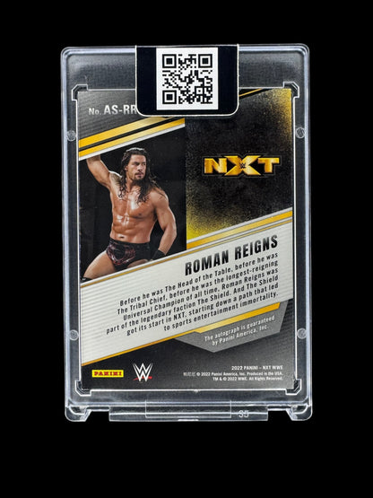2022 Panini WWE NXT Roman Reigns #AS-RRN Signatures