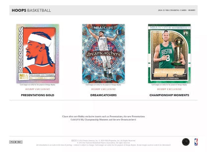 2024-25 PANINI NBA HOOPS BASKETBALL FACTORY SEALED HOBBY BOX