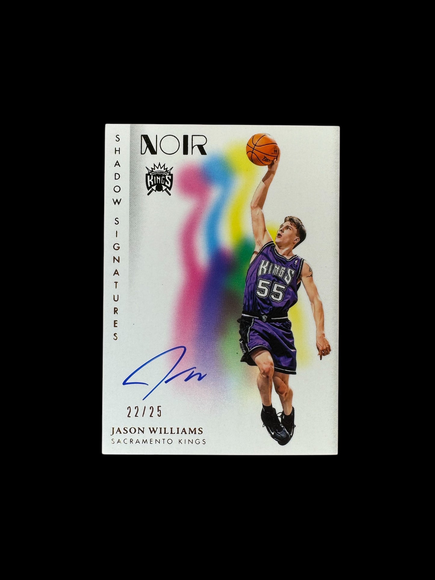 2023-24 Panini Noir Jason Williams #STS-JWL Shadow Signatures Auto Kings /25