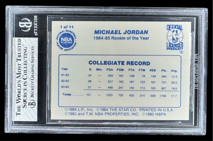 Michael Jordan 1985 Star Last 11 ROY’s Rookie BGS 8 📈🐐💥
